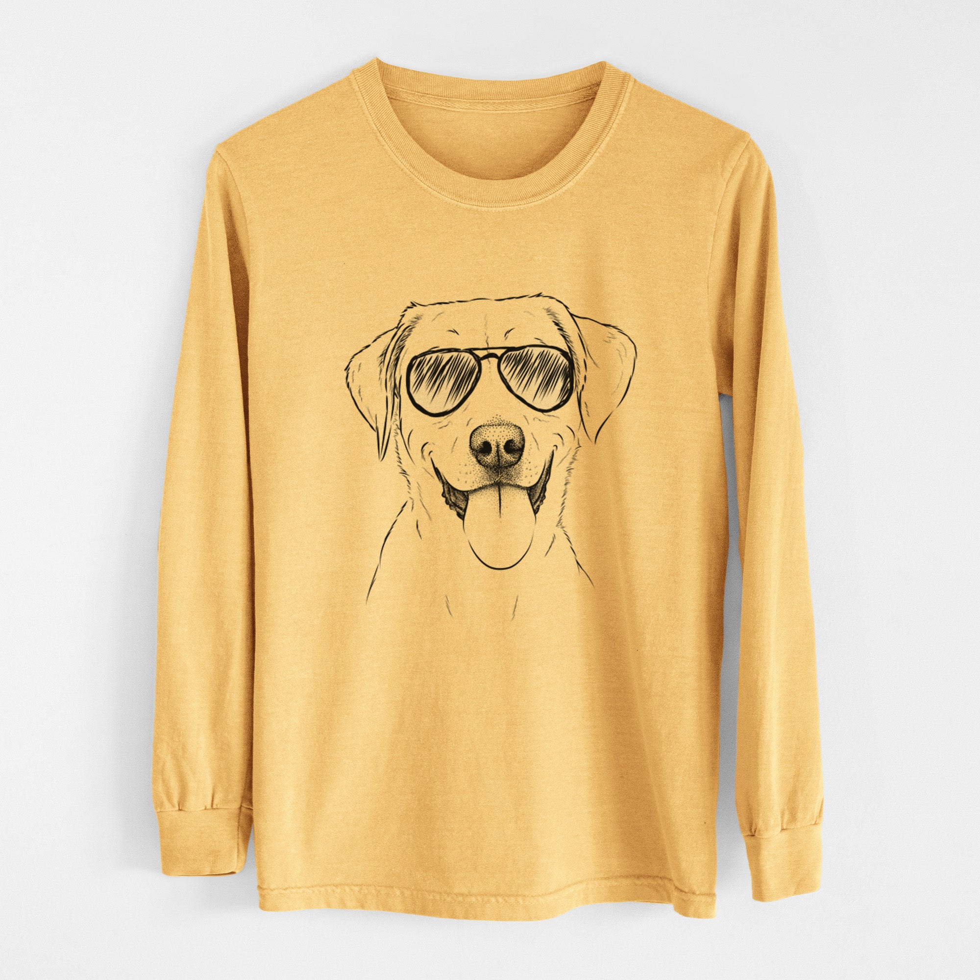 Aviators Daisy the Labrador Retriever - Heavyweight 100% Cotton Long Sleeve