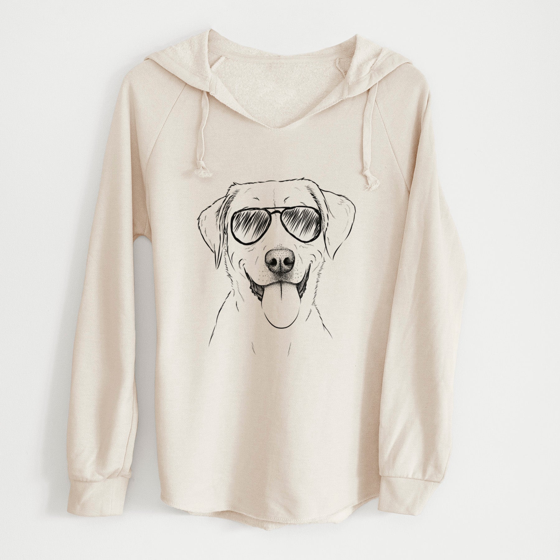 Aviator Daisy the Labrador Retriever - Cali Wave Hooded Sweatshirt