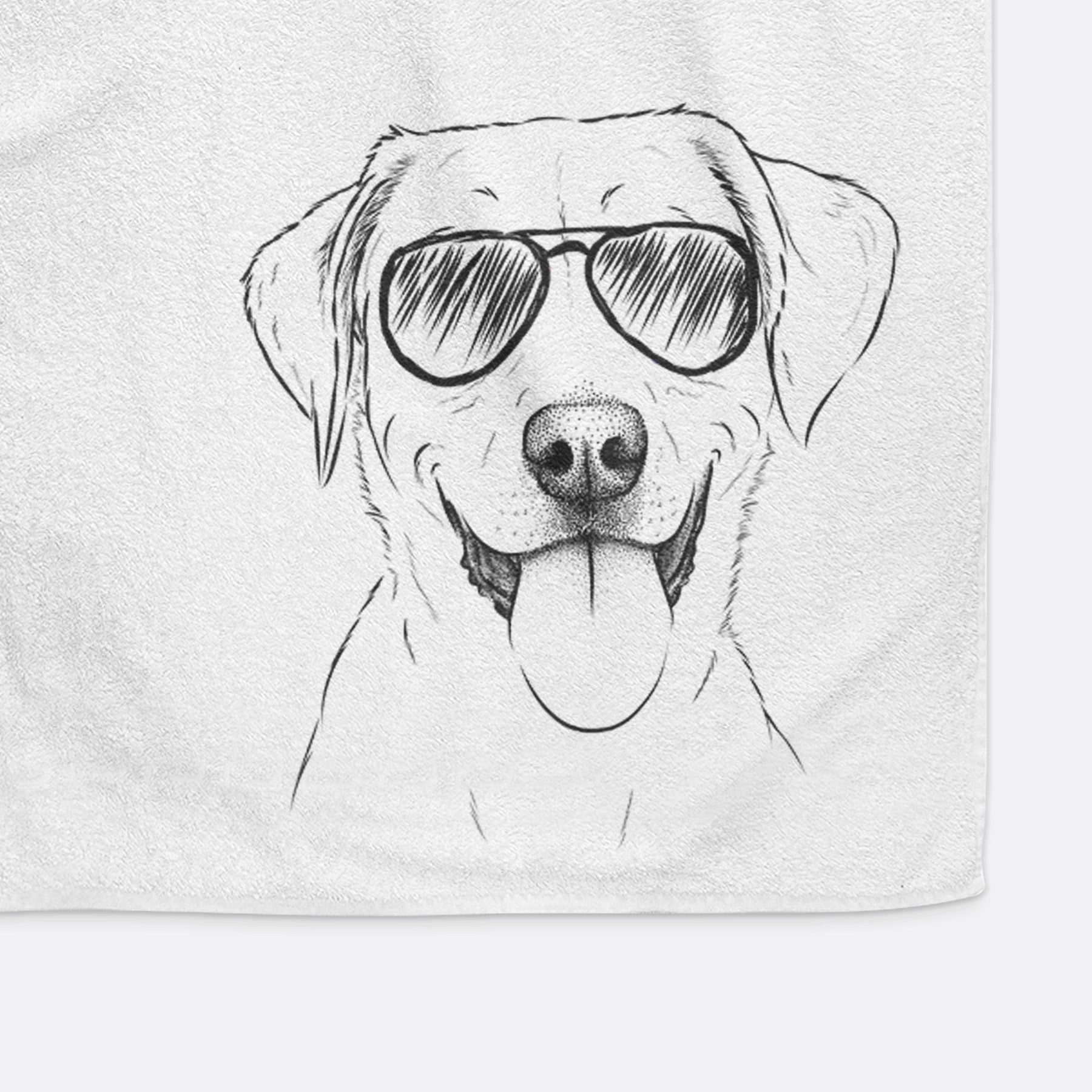 Daisy the Labrador Retriever Decorative Hand Towel