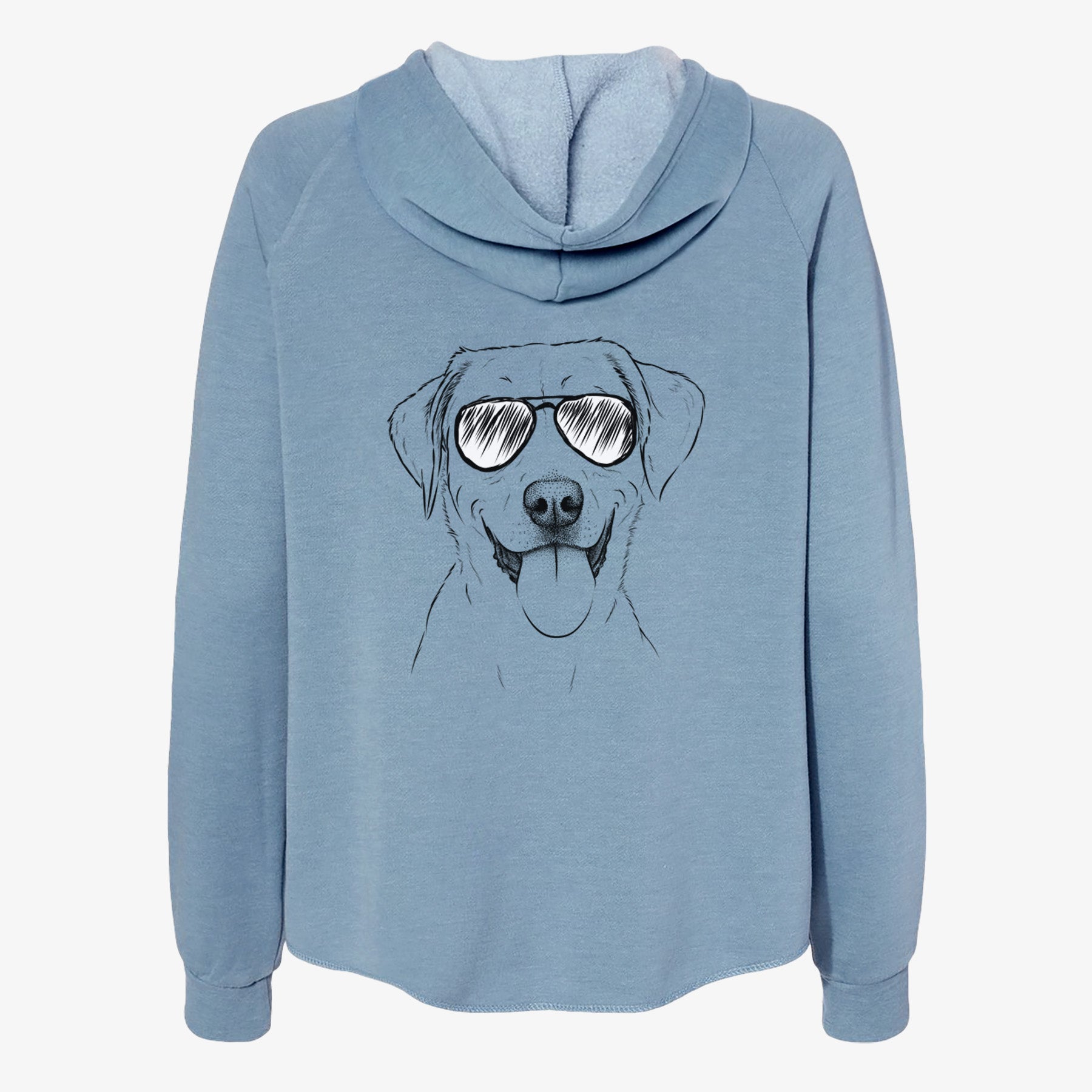 Daisy the Labrador Retriever - Women's Cali Wave Zip-Up Sweatshirt