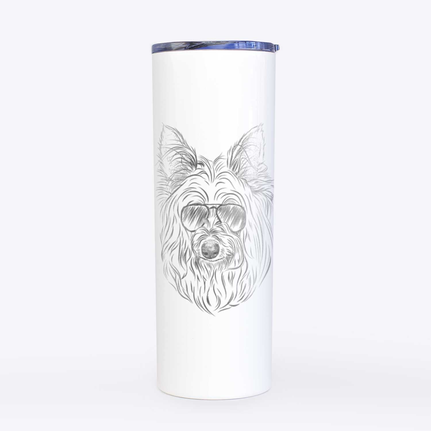 Daisy May the Silky Terrier - 20oz Skinny Tumbler