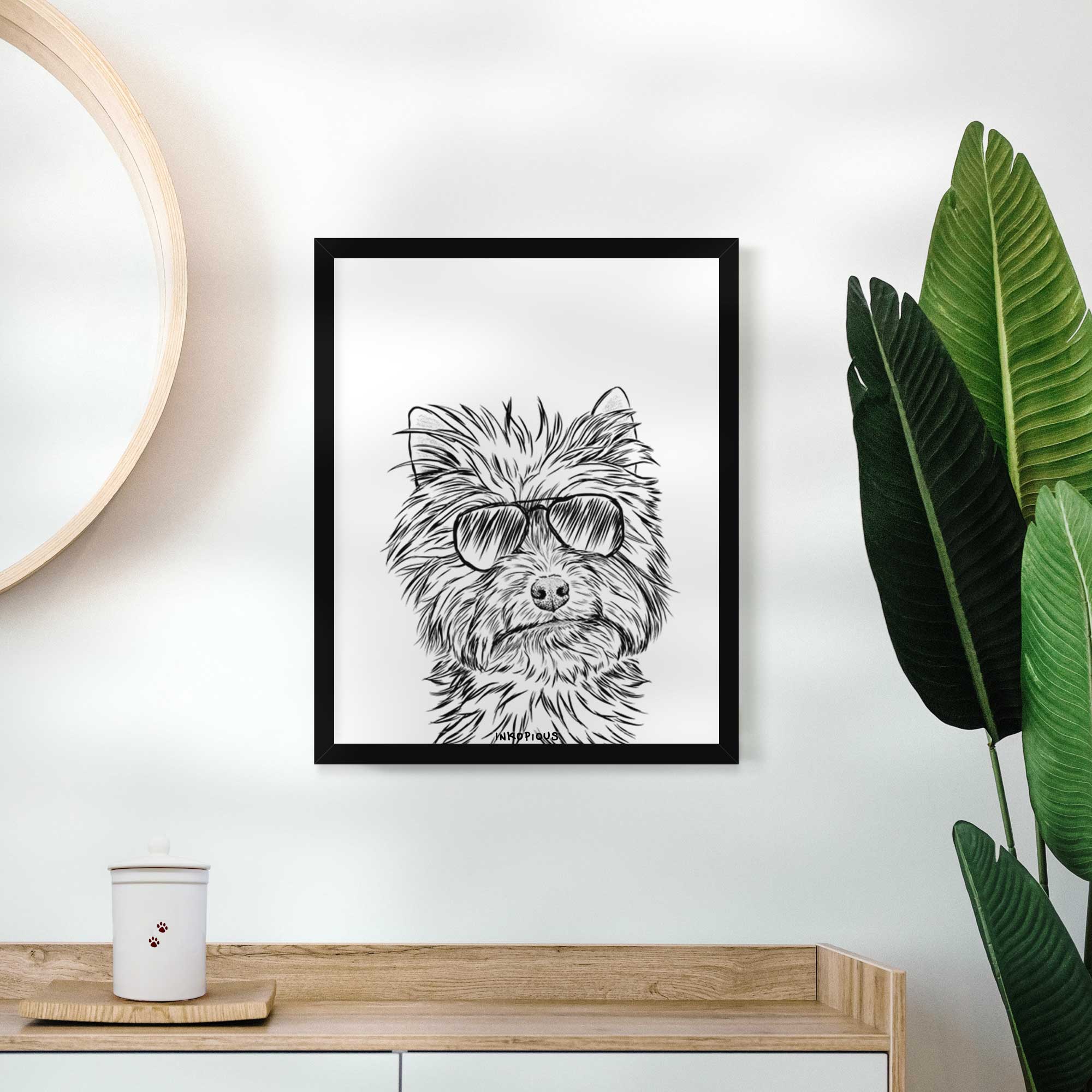 Dakota the Yorkshire Terrier Art Print