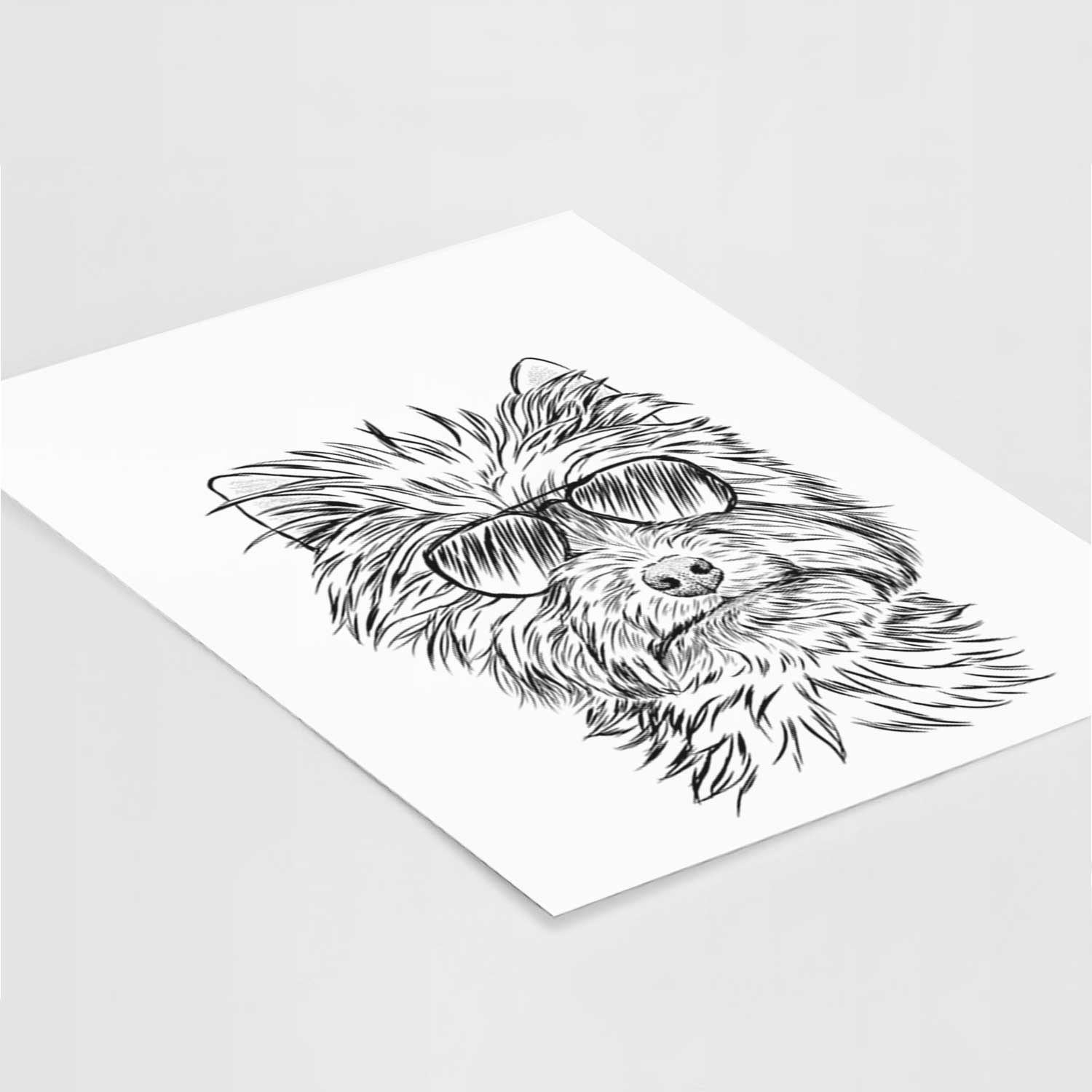 Dakota the Yorkshire Terrier Art Print