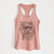 Dakota the Yorkshire Terrier - Women's Racerback Tanktop