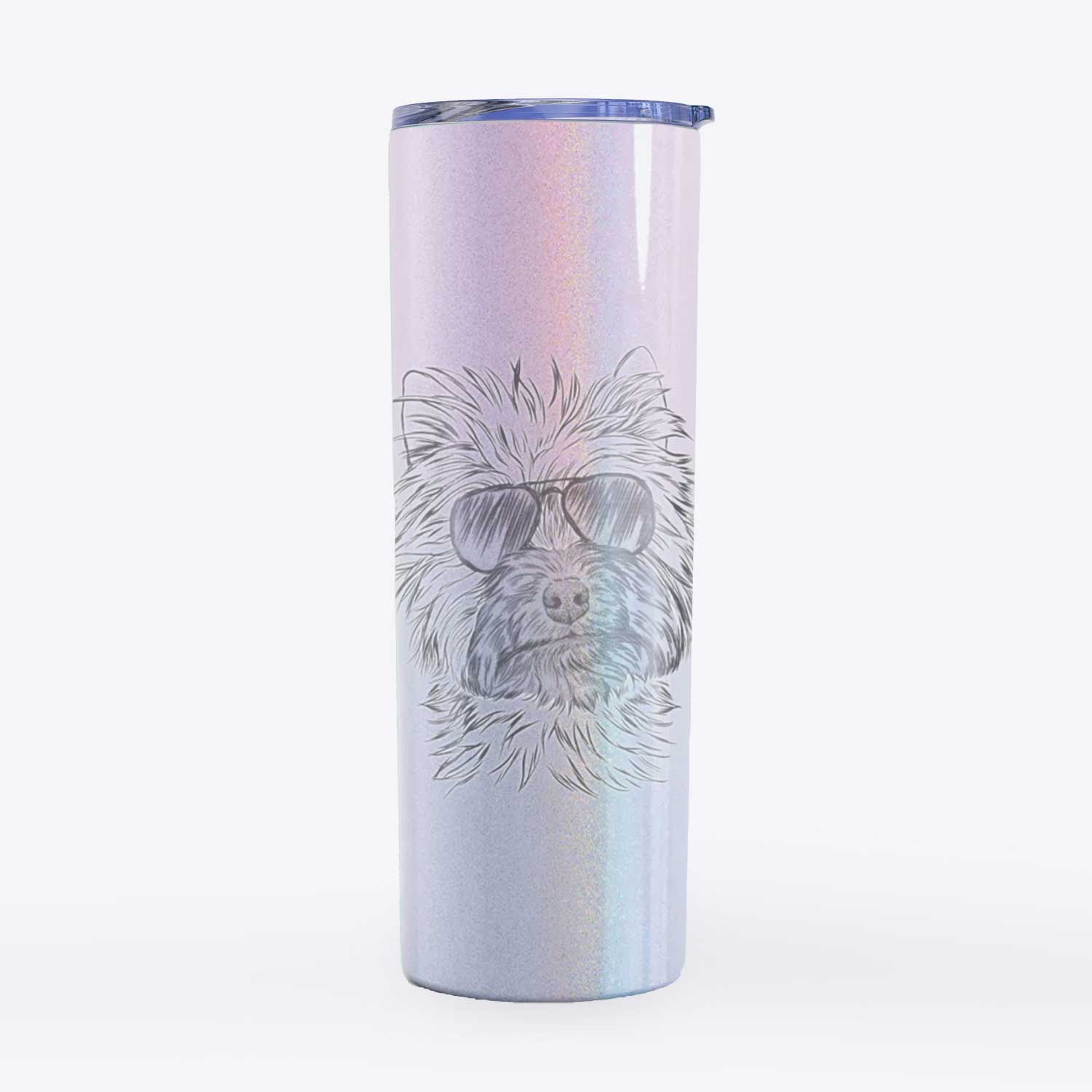 Dakota the Yorkshire Terrier - 20oz Skinny Tumbler