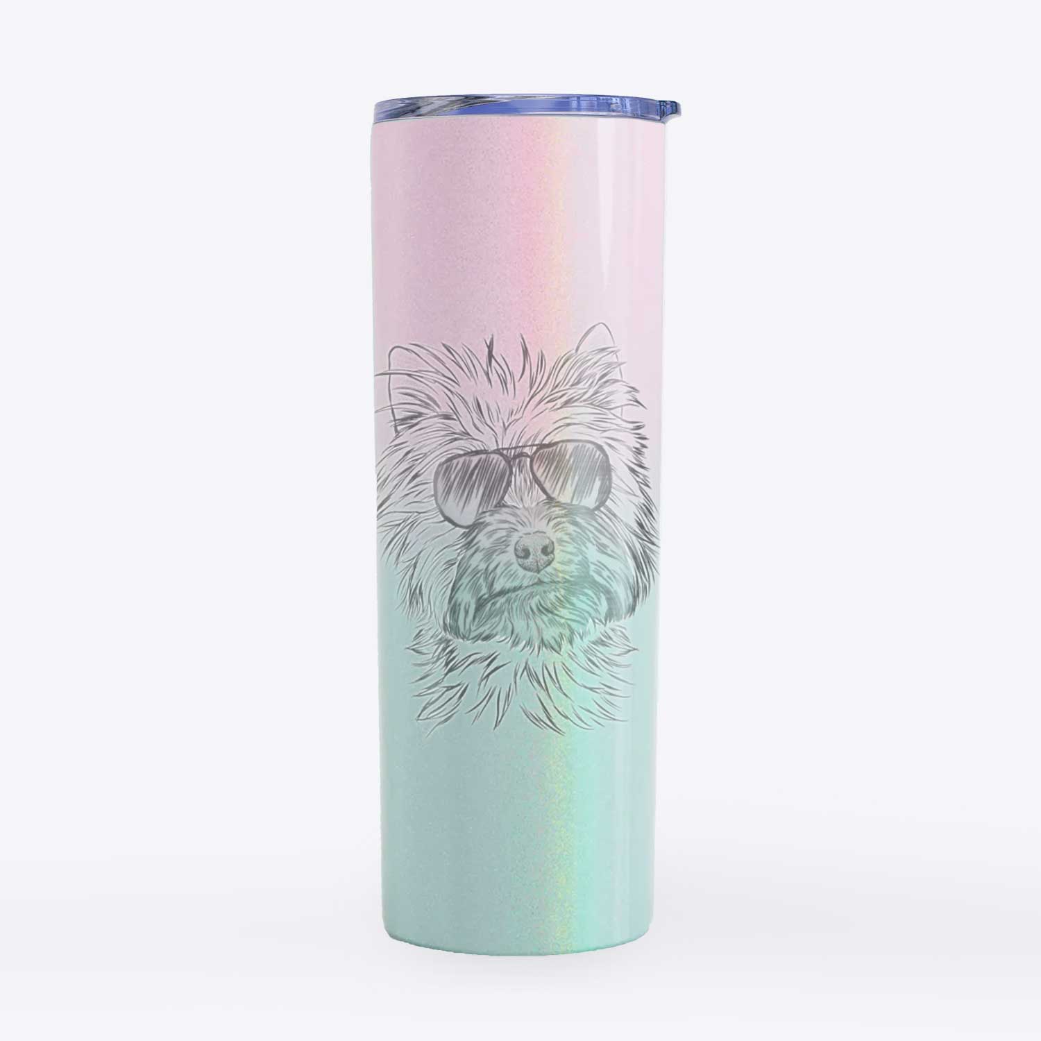 Dakota the Yorkshire Terrier - 20oz Skinny Tumbler