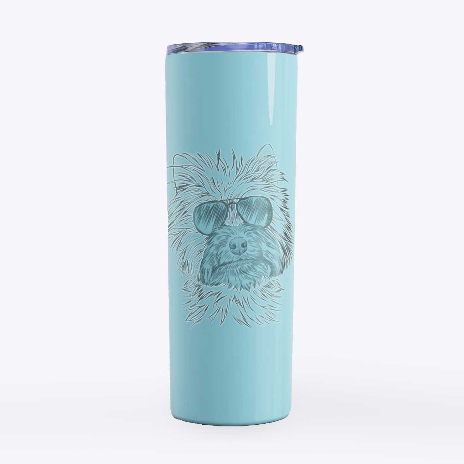 Dakota the Yorkshire Terrier - 20oz Skinny Tumbler