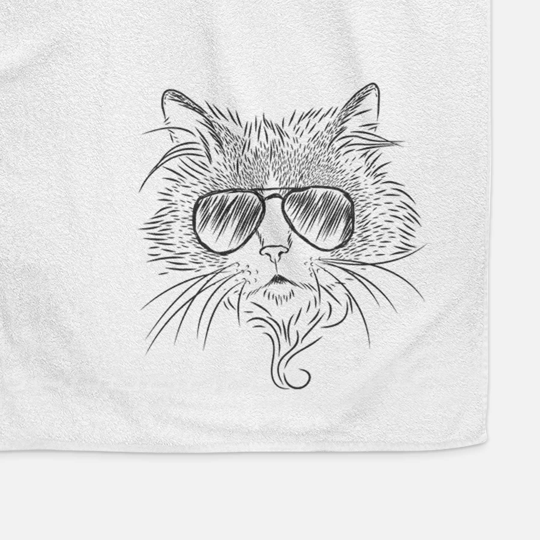 Daniel the Ragdoll Cat Decorative Hand Towel