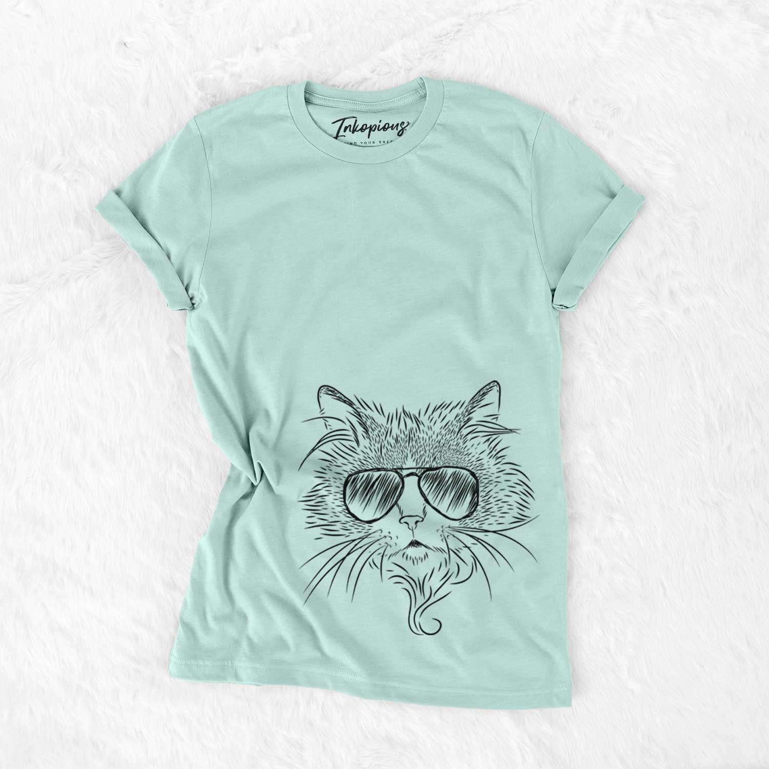 Aviator Daniel the Ragdoll Cat - Unisex Crewneck