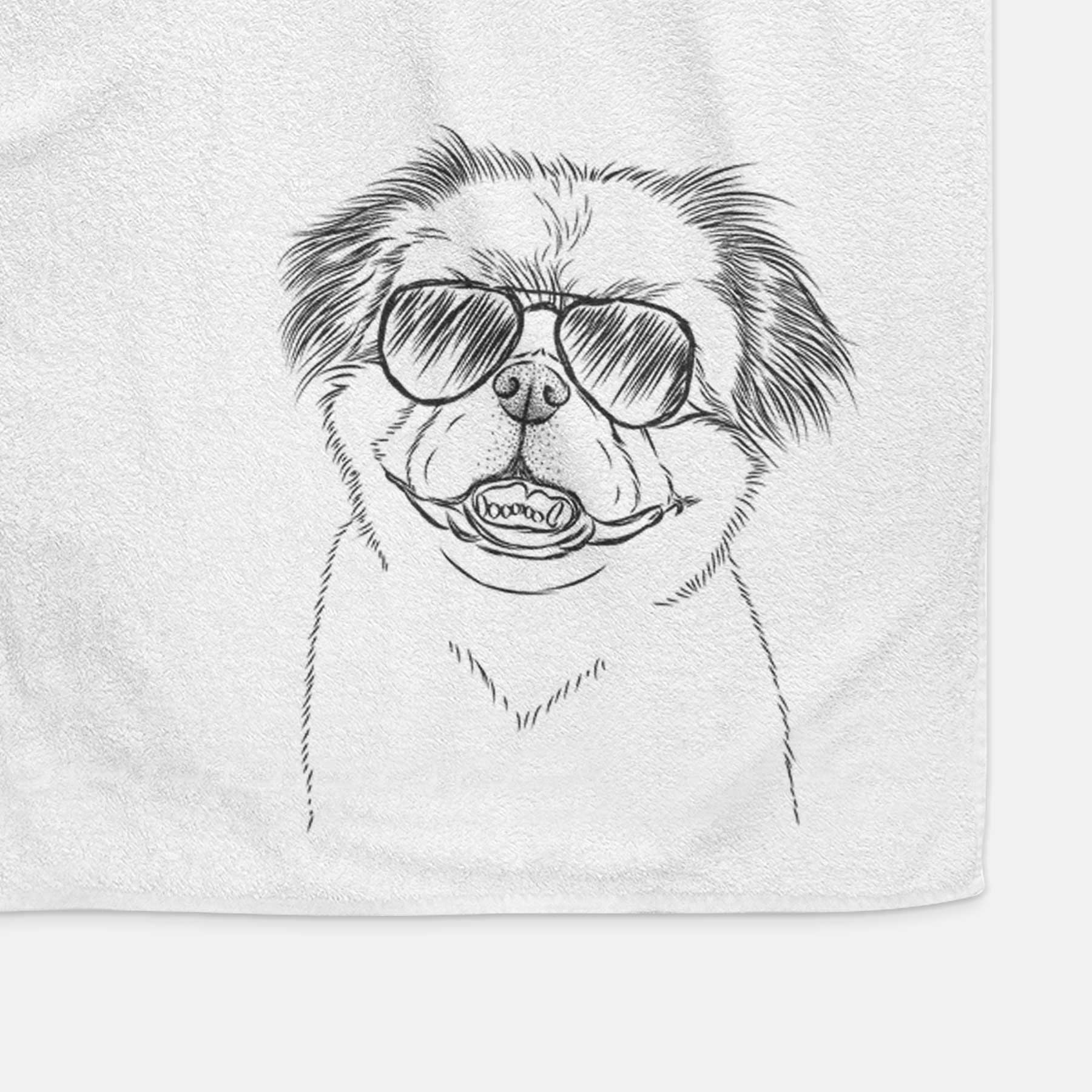 Danny the Pekingese Decorative Hand Towel