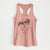 Darling Chloe the Pug - Women's Racerback Tanktop