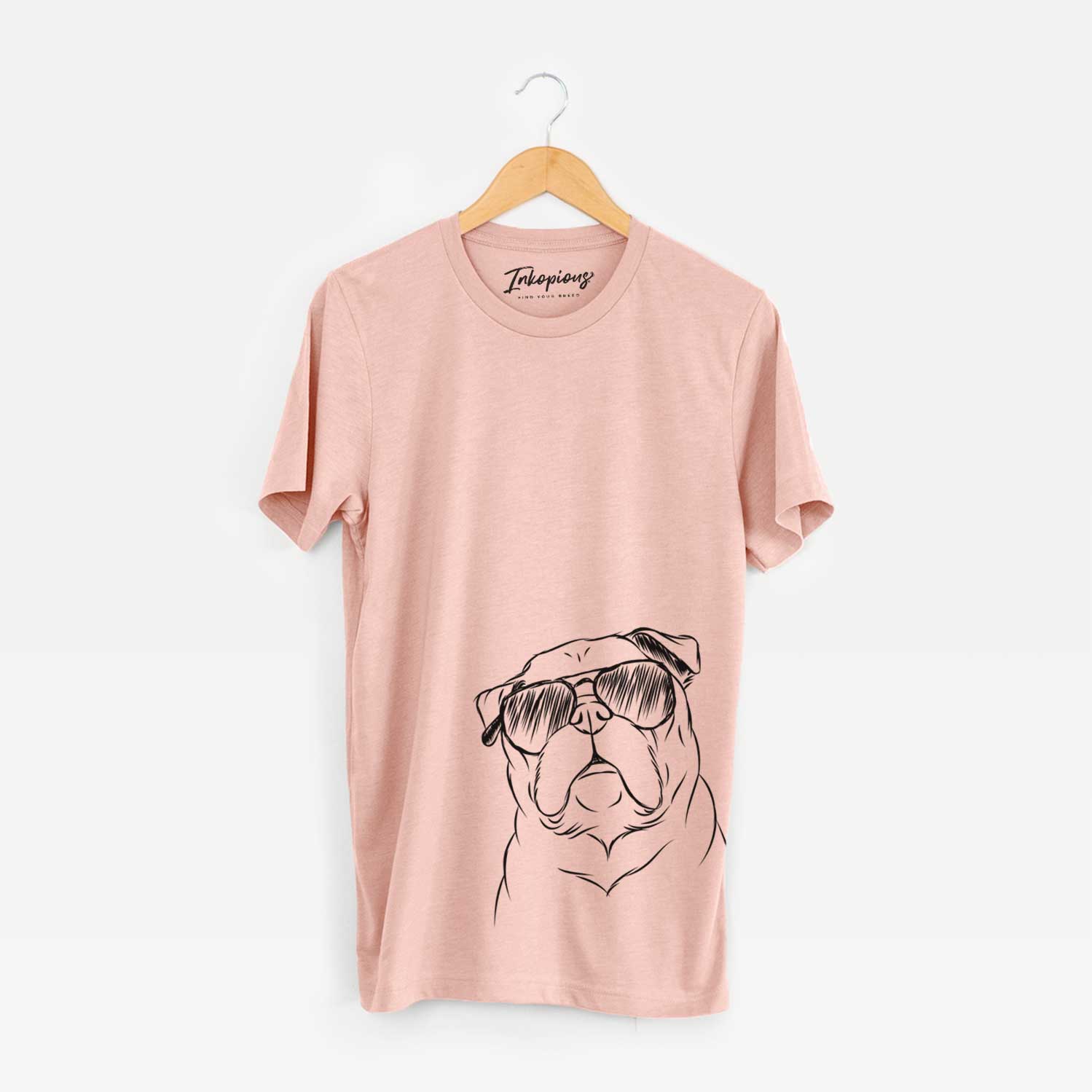 Aviator Darling Chloe the Pug - Unisex Crewneck