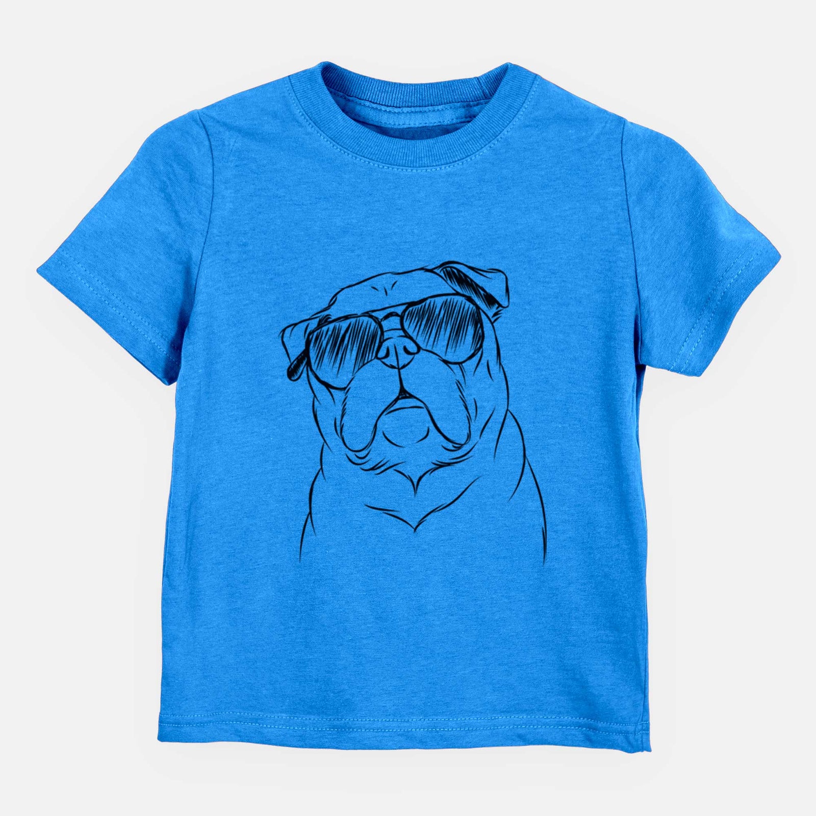 Aviator Darling Chloe the Pug - Kids/Youth/Toddler Shirt