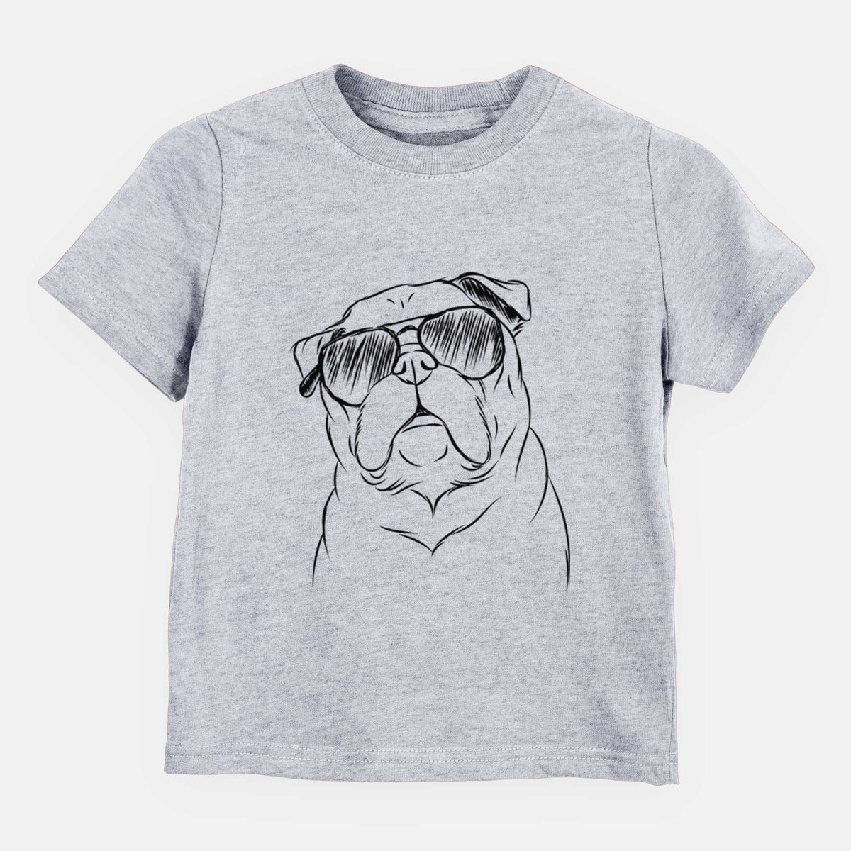 Aviator Darling Chloe the Pug - Kids/Youth/Toddler Shirt