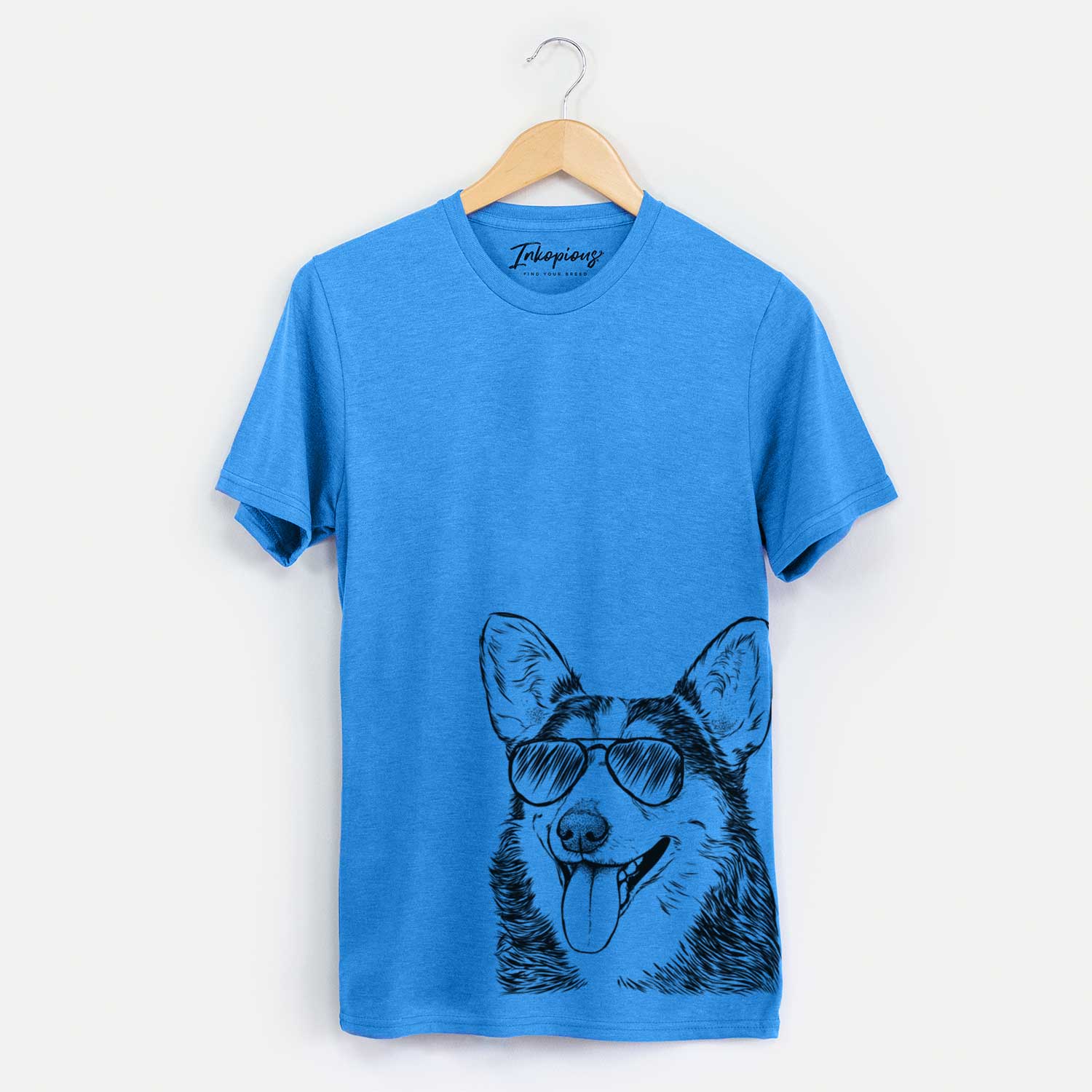 Aviator Darma the Corgi - Unisex Crewneck