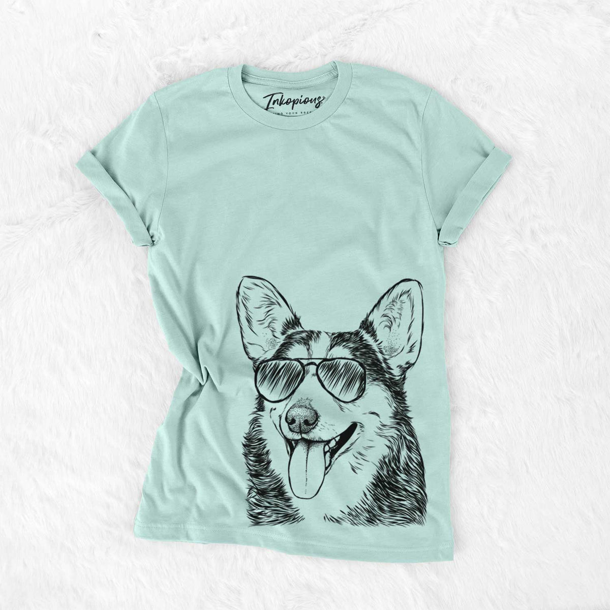 Aviator Darma the Corgi - Unisex Crewneck