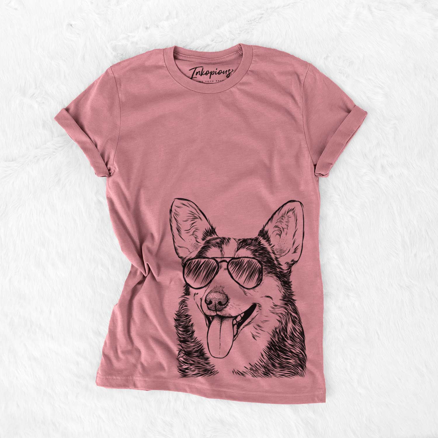 Aviator Darma the Corgi - Unisex Crewneck