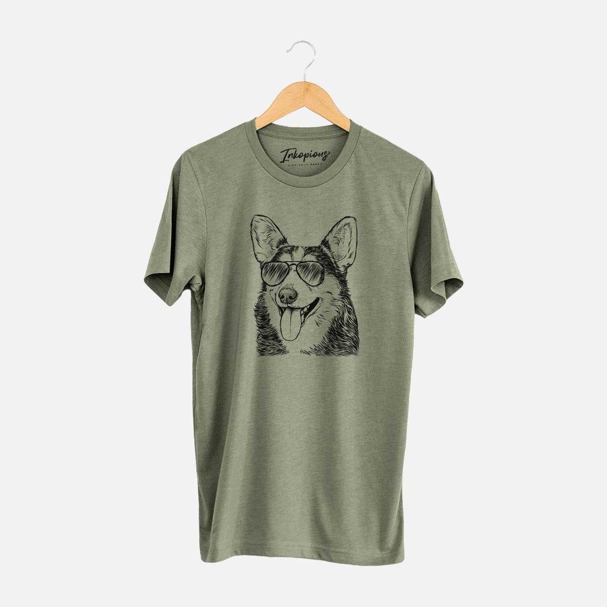Aviator Darma the Corgi - Unisex Crewneck