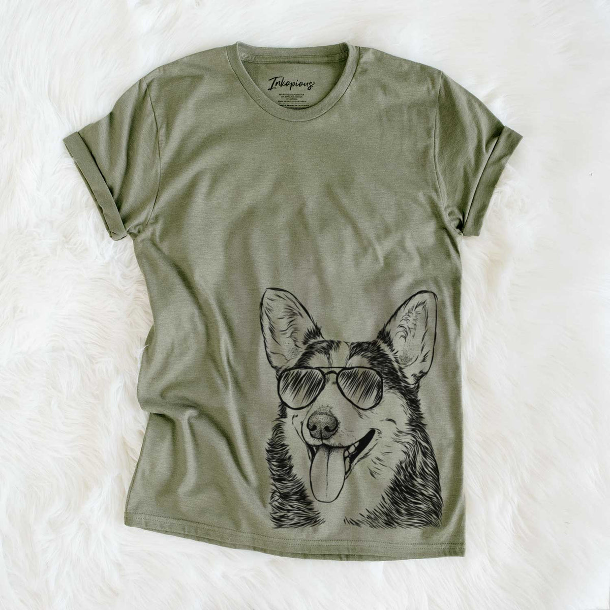 Aviator Darma the Corgi - Unisex Crewneck