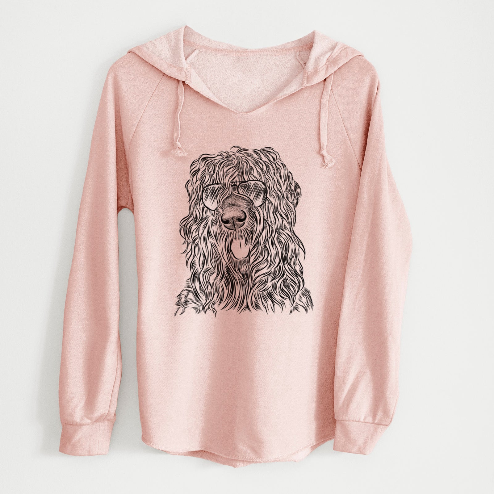 Aviator Darryl the Black Russian Terrier - Cali Wave Hooded Sweatshirt