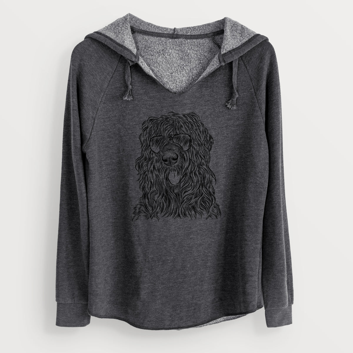 Aviator Darryl the Black Russian Terrier - Cali Wave Hooded Sweatshirt