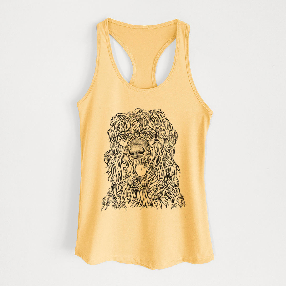Darryl the Black Russian Terrier - Women's Racerback Tanktop