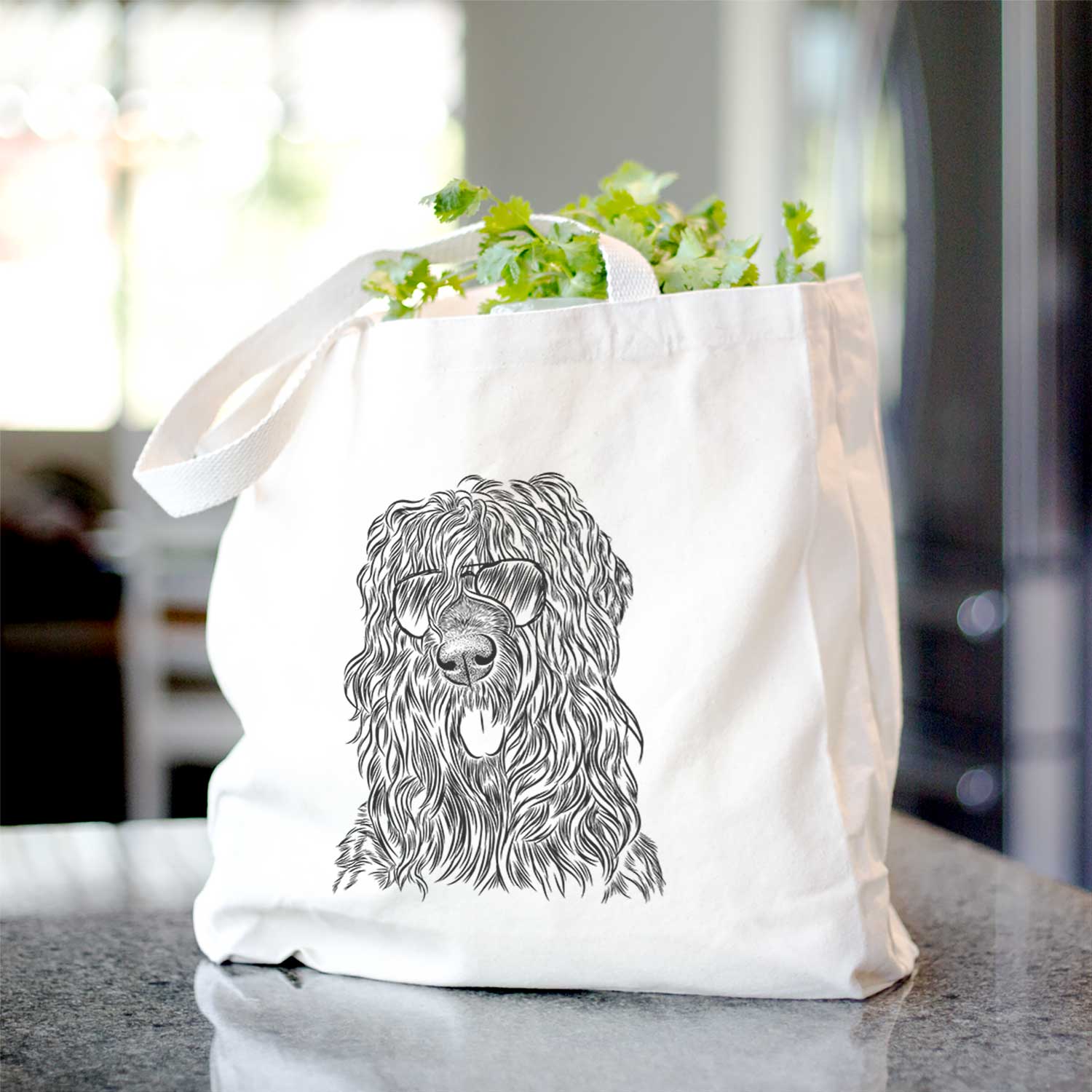 Darryl the Black Russian Terrier - Tote Bag