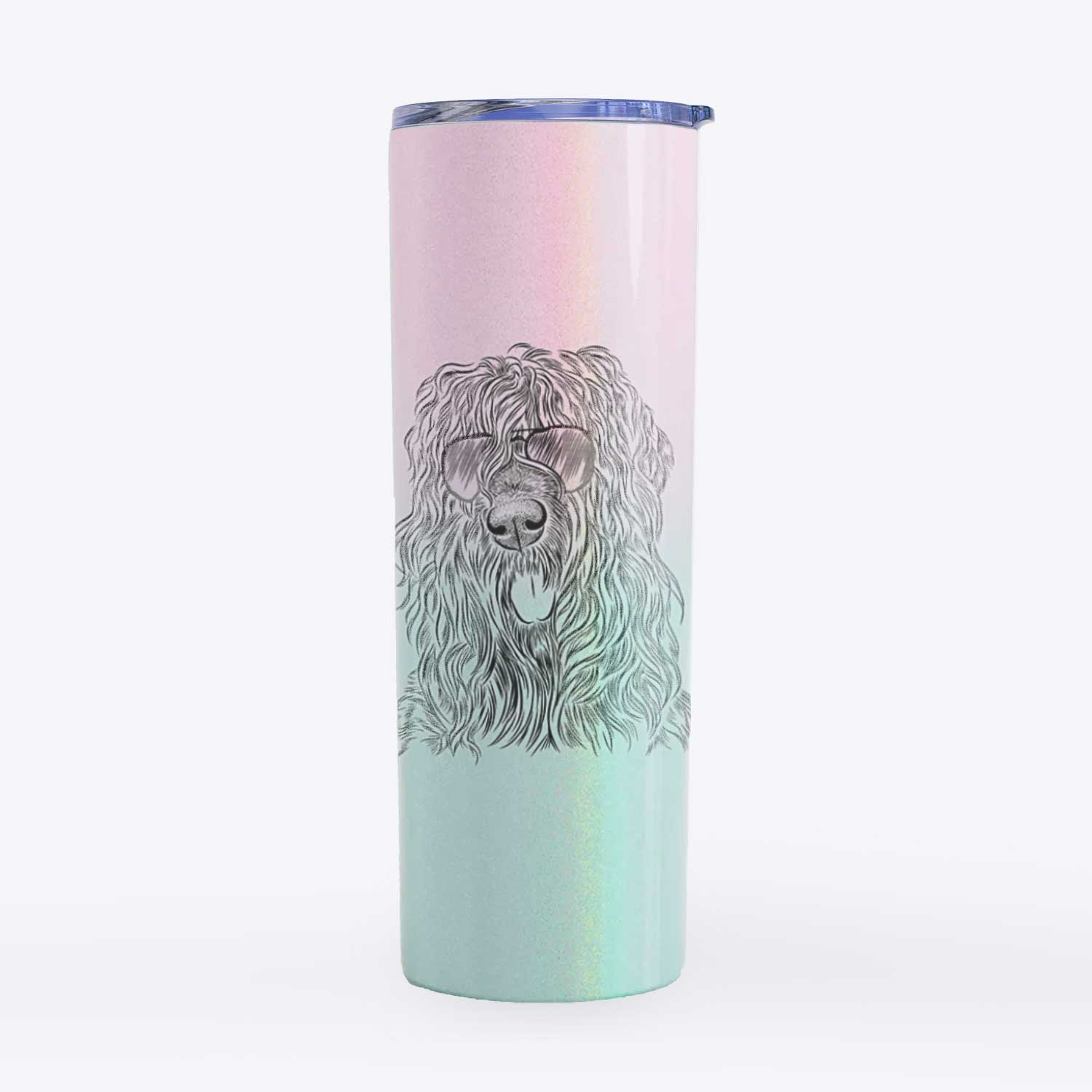 Darryl the Black Russian Terrier - 20oz Skinny Tumbler