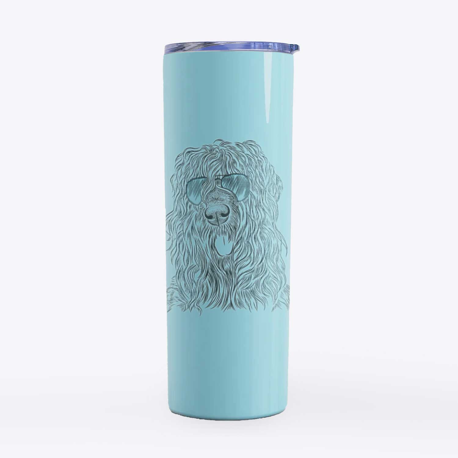 Darryl the Black Russian Terrier - 20oz Skinny Tumbler