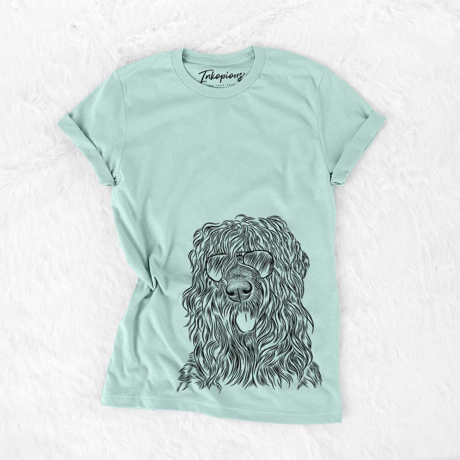 Aviator Darryl the Black Russian Terrier - Unisex Crewneck