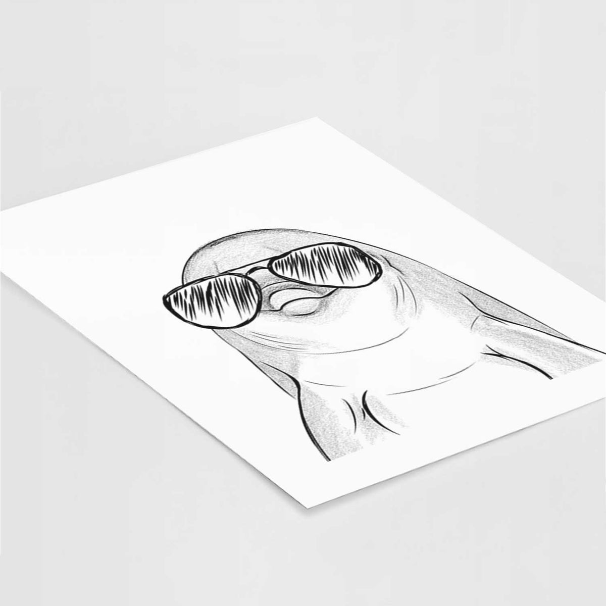 Dave the Dolphin Art Print