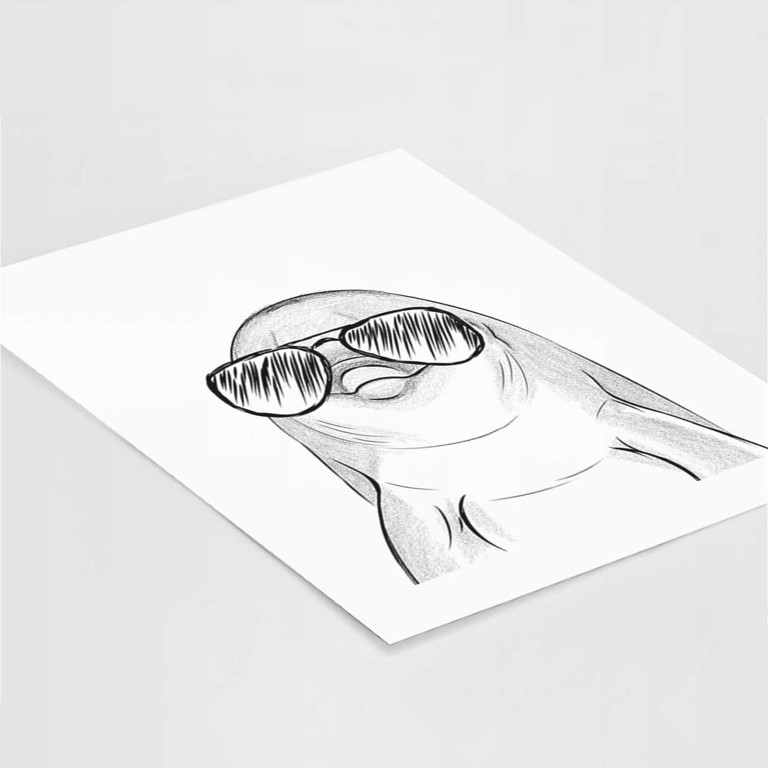 Dave the Dolphin Art Print