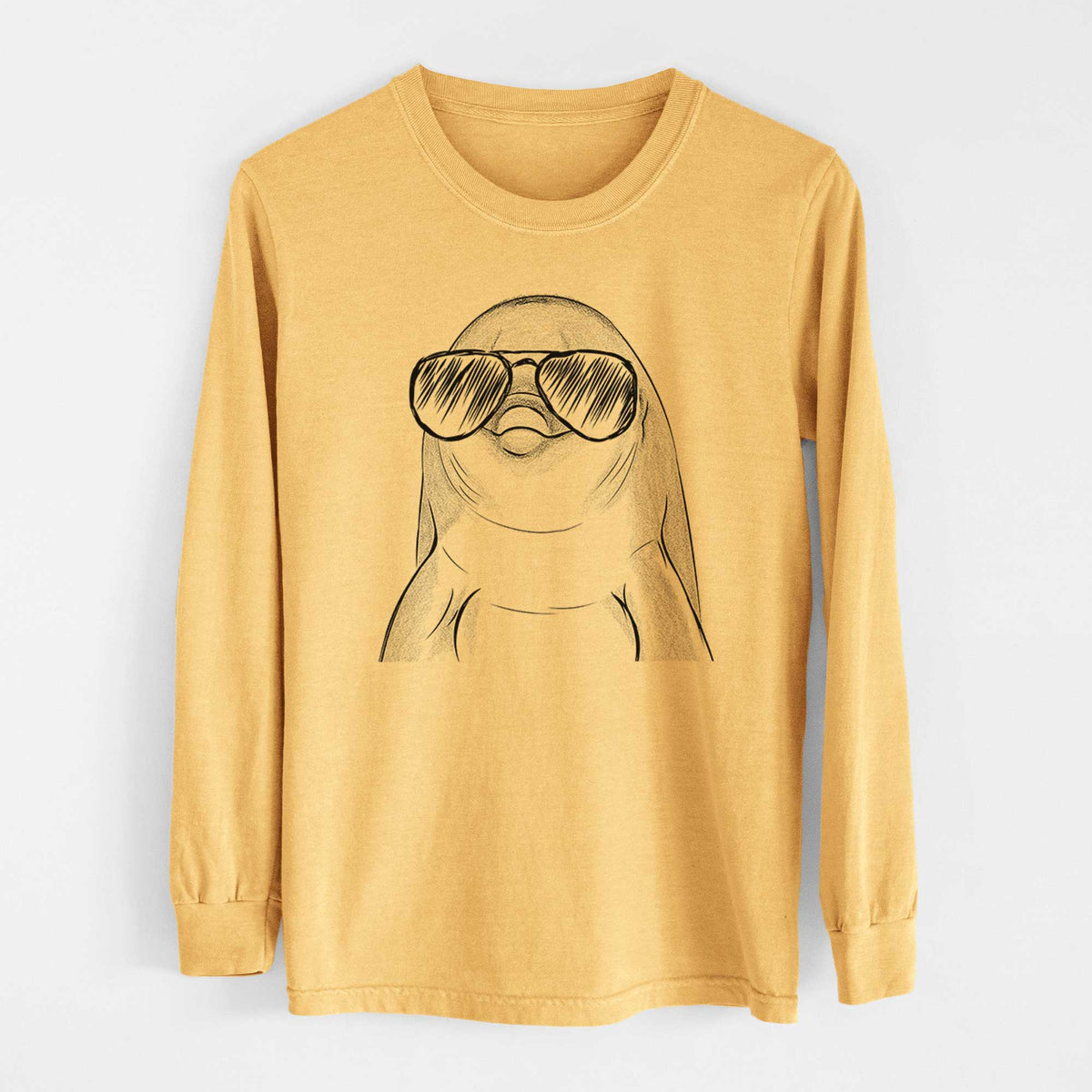 Aviators Dave the Dolphin - Heavyweight 100% Cotton Long Sleeve