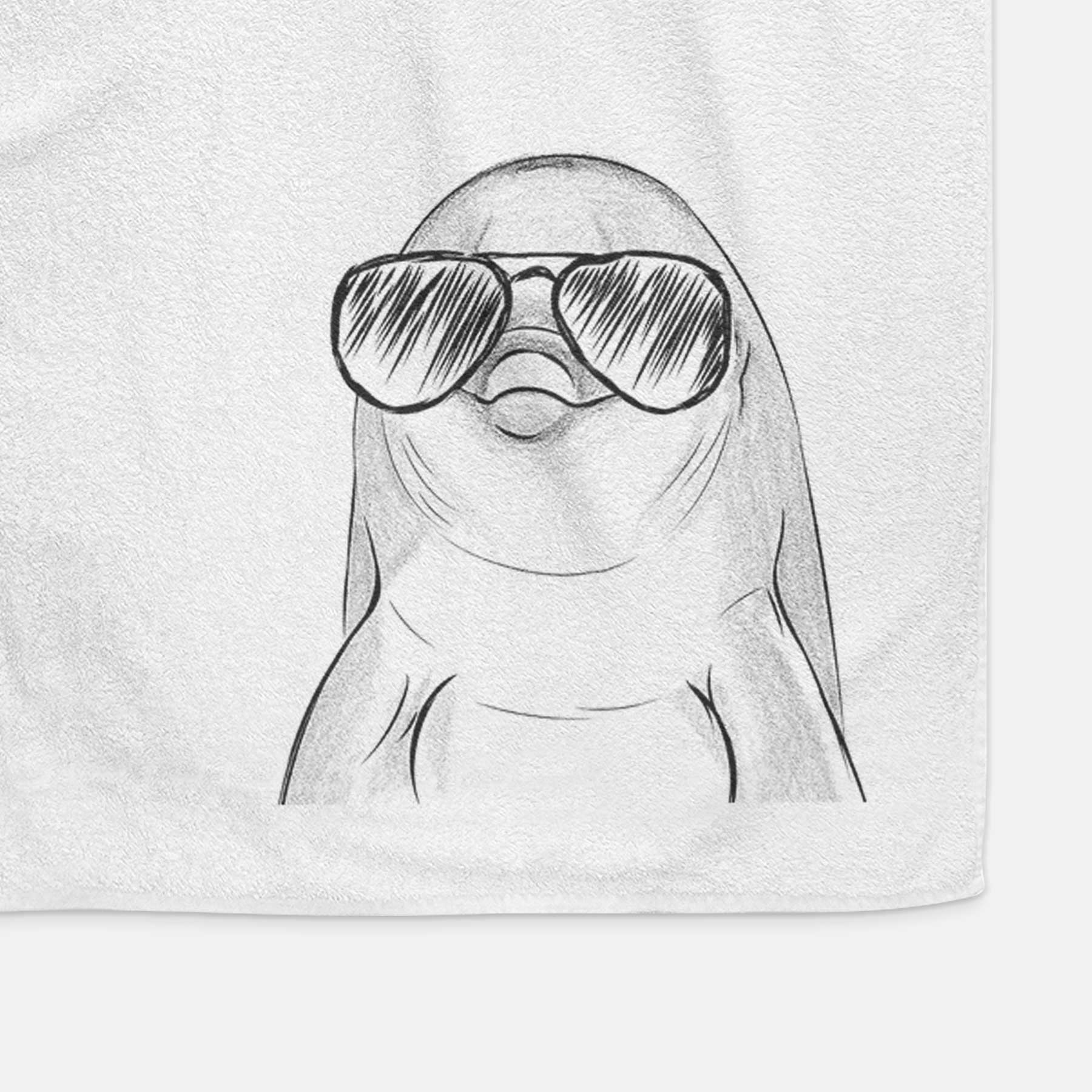 Dave the Dolphin Decorative Hand Towel