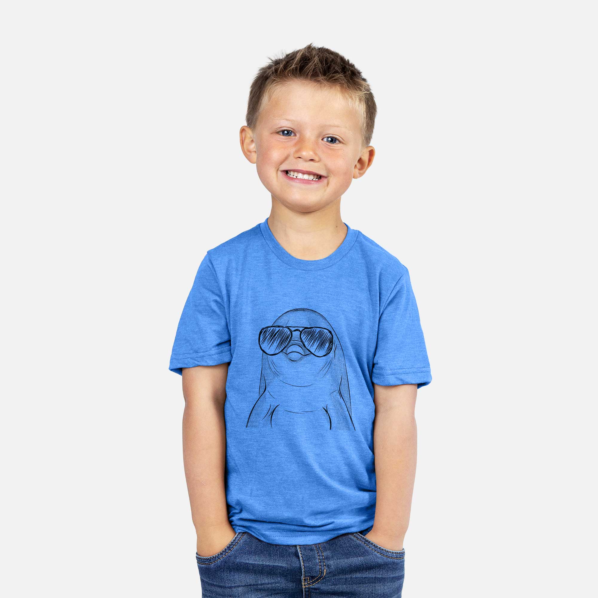 Aviator Dave the Dolphin - Kids/Youth/Toddler Shirt