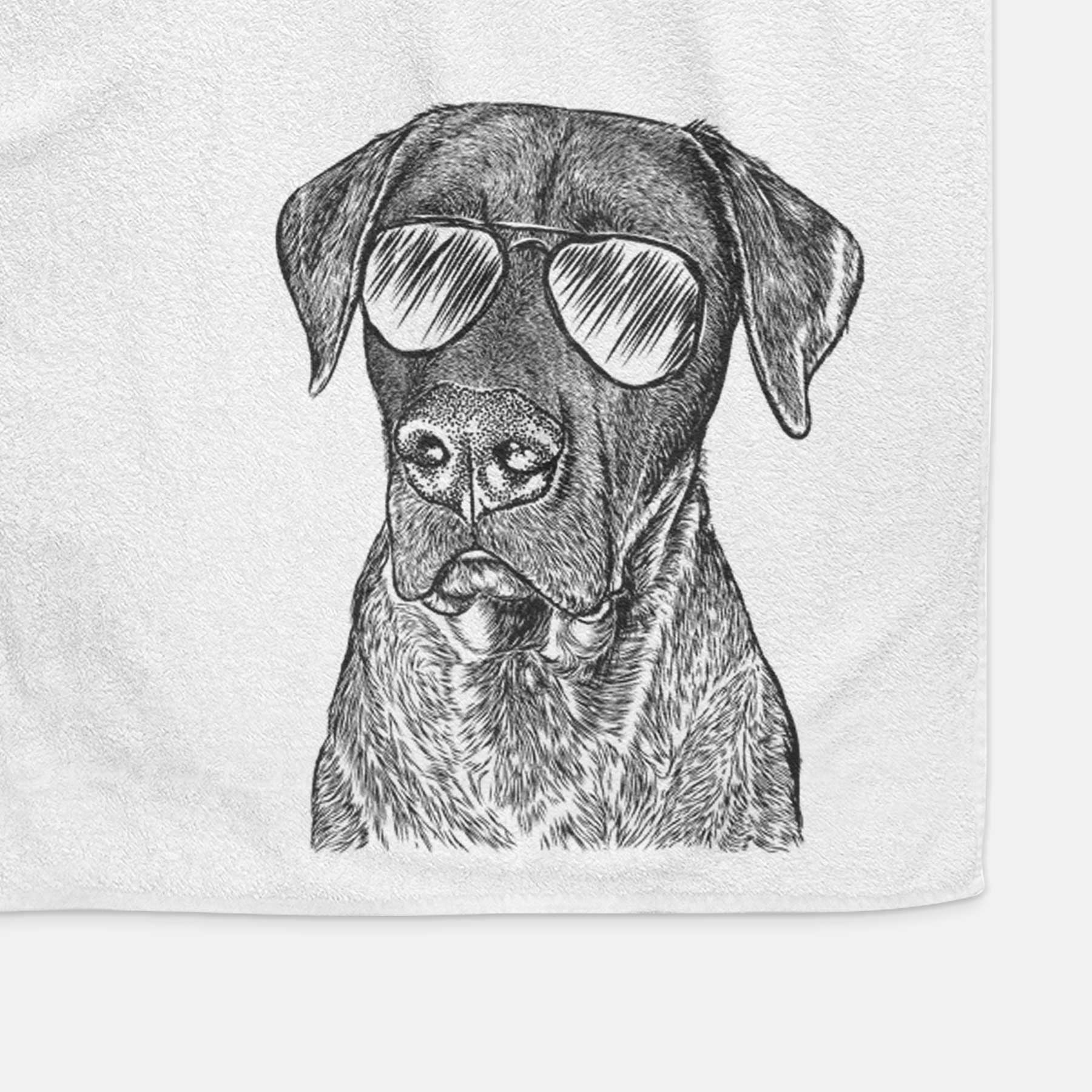 David the Boxador Decorative Hand Towel