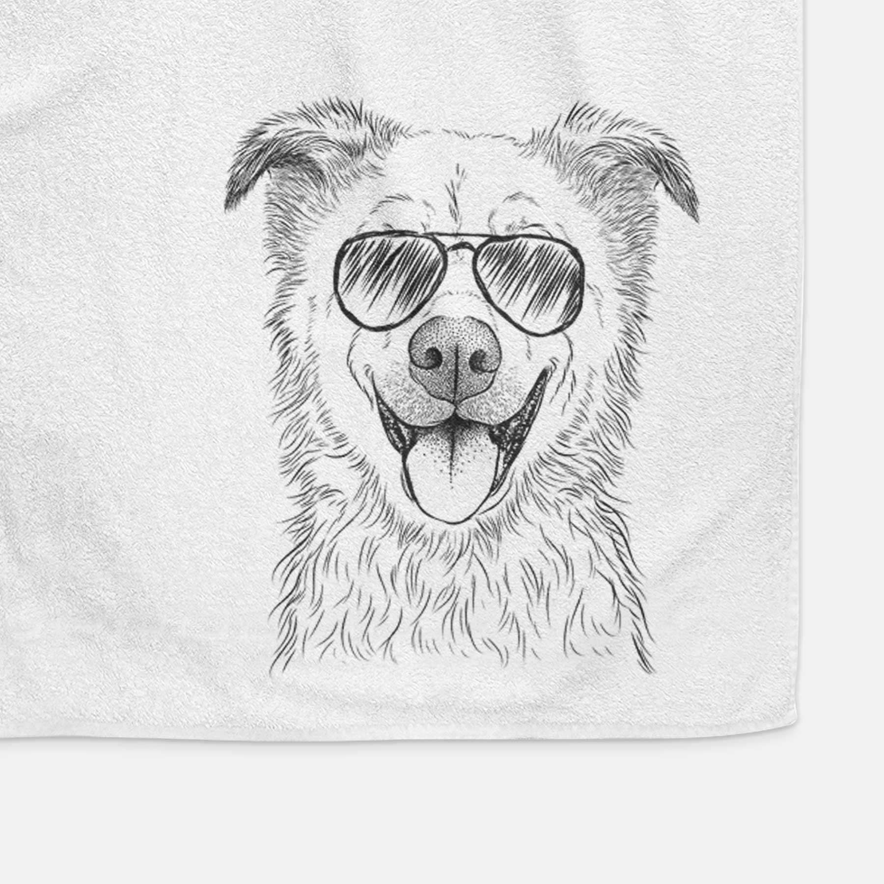 Dawson the Mixed Breed Decorative Hand Towel