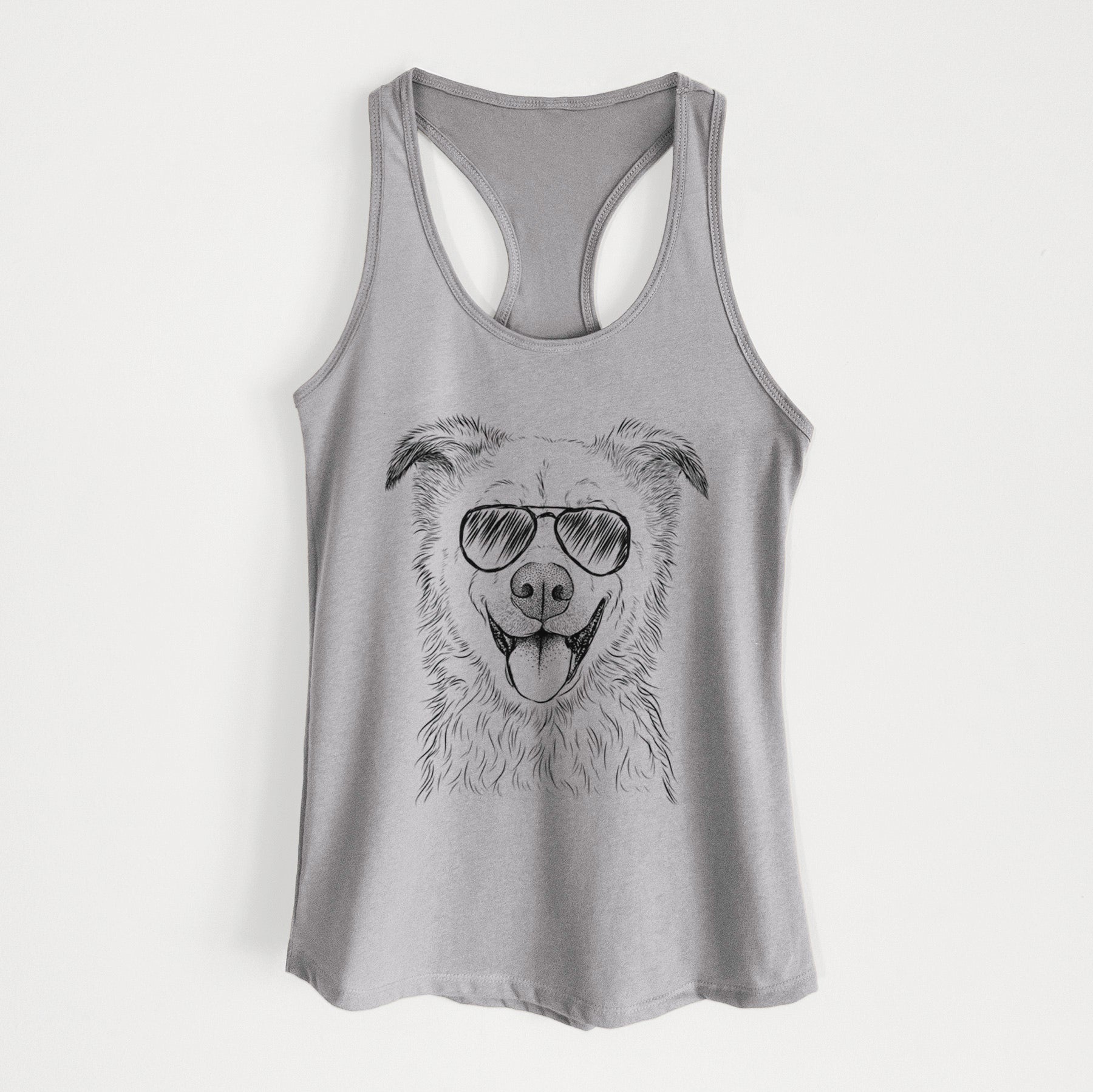 Dawson the Mixed Breed - Women's Racerback Tanktop