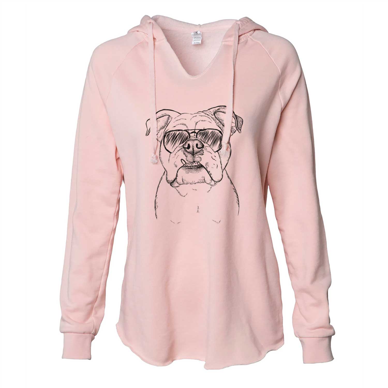 Dazy the English Bulldog - Cali Wave Hooded Sweatshirt