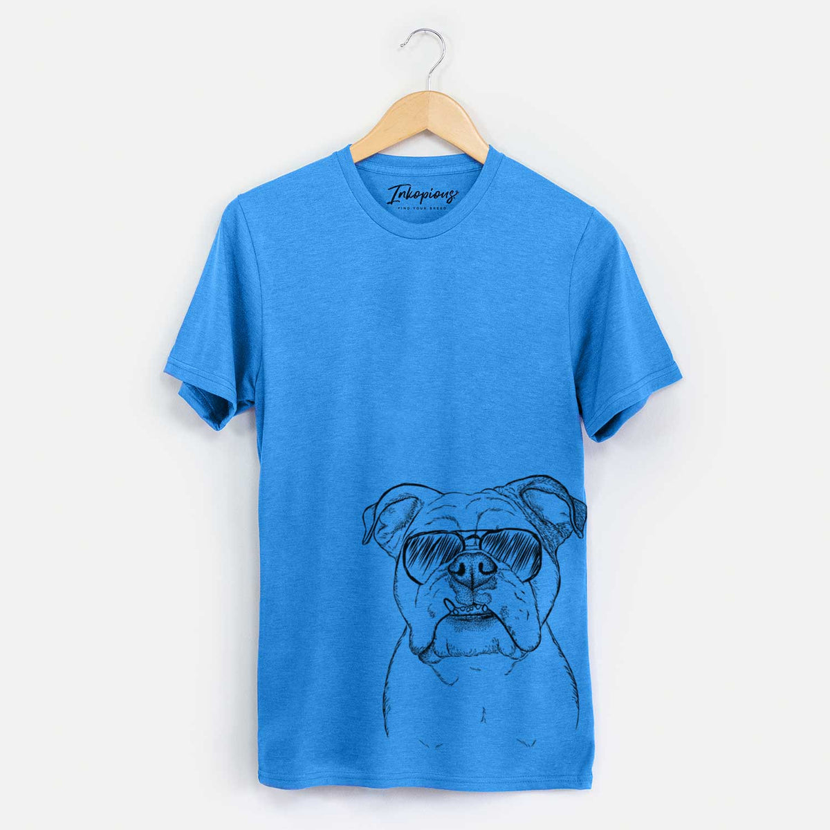 Aviator Dazy the English Bulldog - Unisex Crewneck