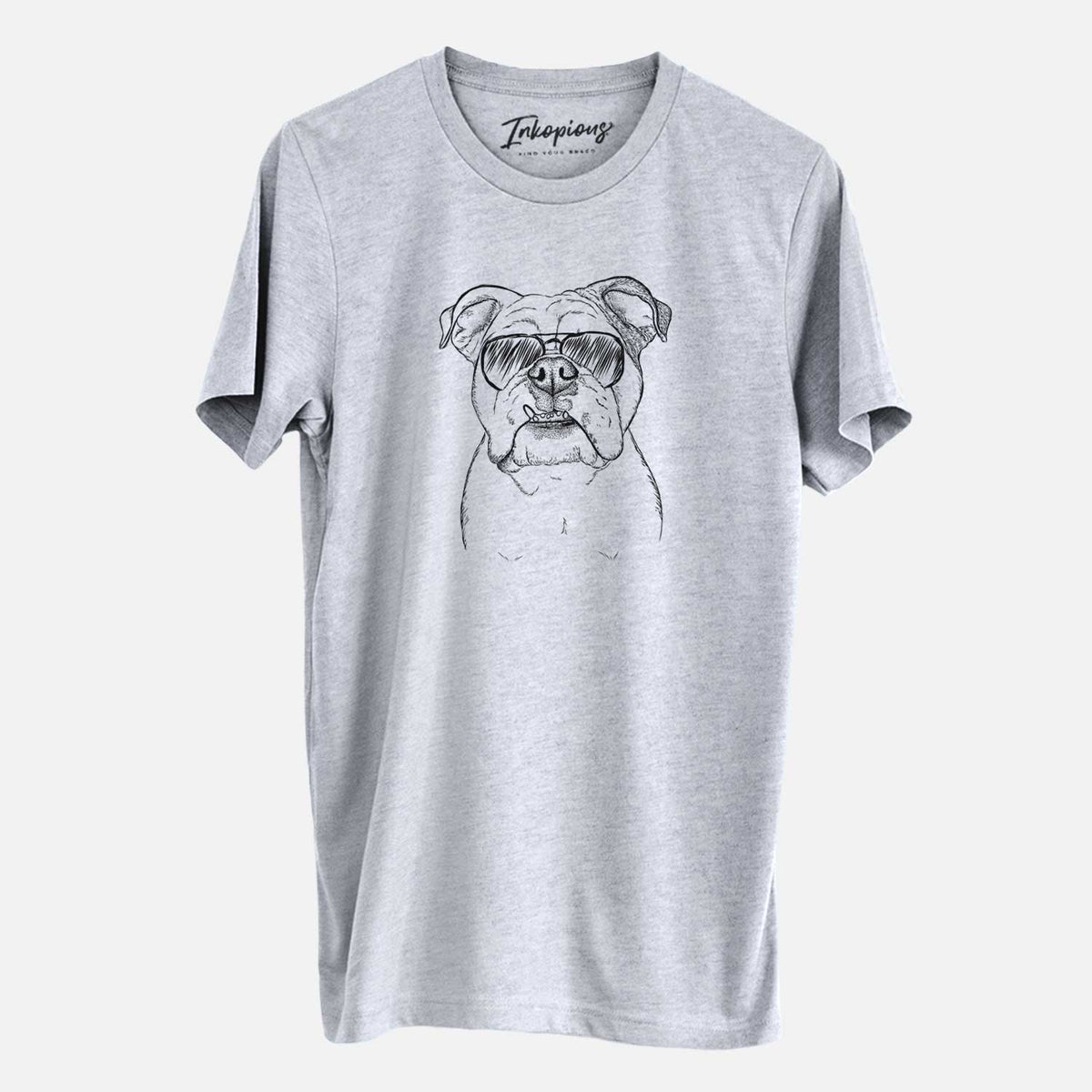 Aviator Dazy the English Bulldog - Unisex Crewneck