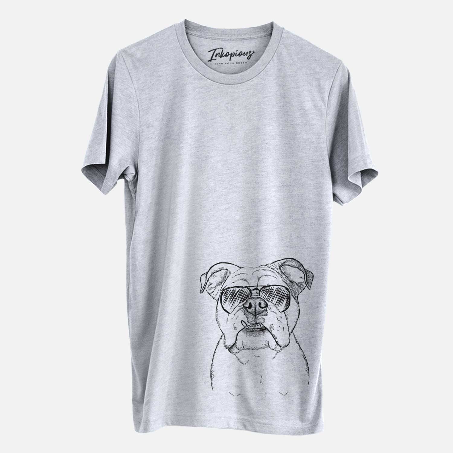 Aviator Dazy the English Bulldog - Unisex Crewneck