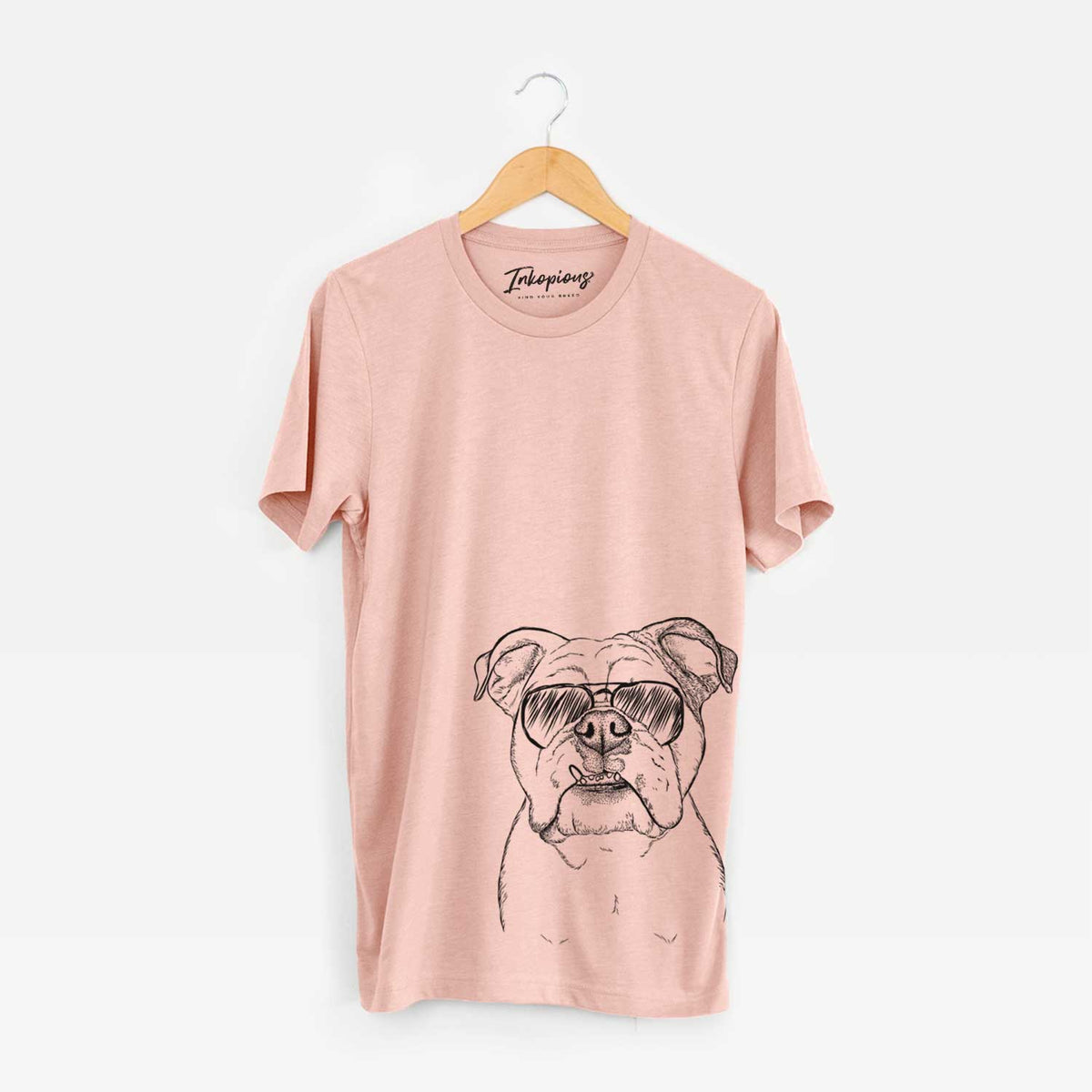 Aviator Dazy the English Bulldog - Unisex Crewneck
