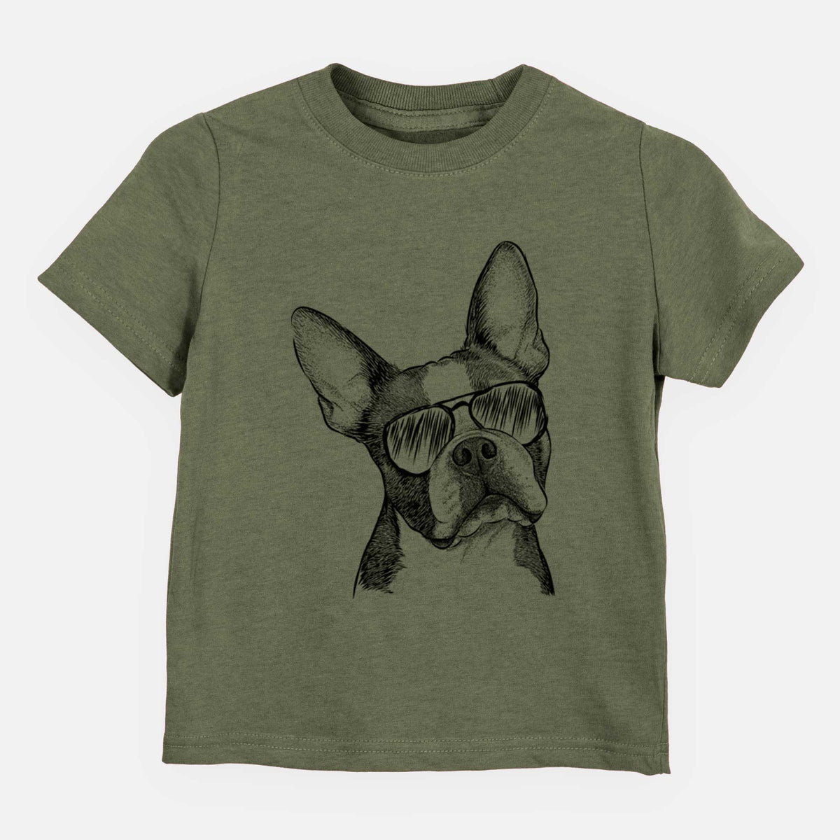 Aviator Dee Dee the Boston Terrier - Kids/Youth/Toddler Shirt