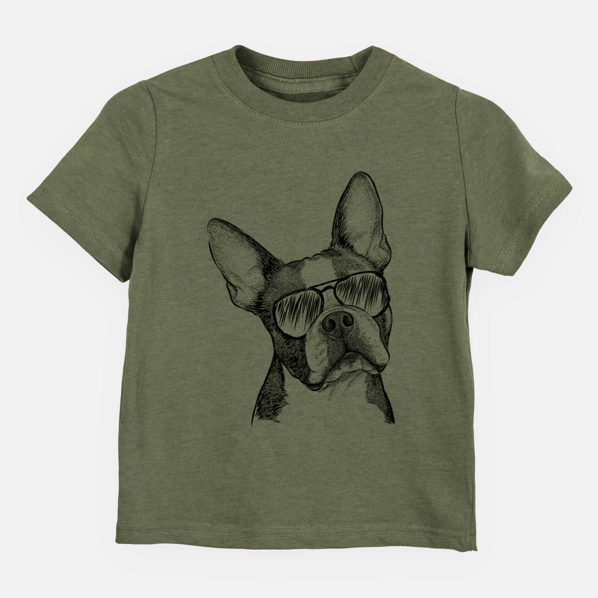 Aviator Dee Dee the Boston Terrier - Kids/Youth/Toddler Shirt