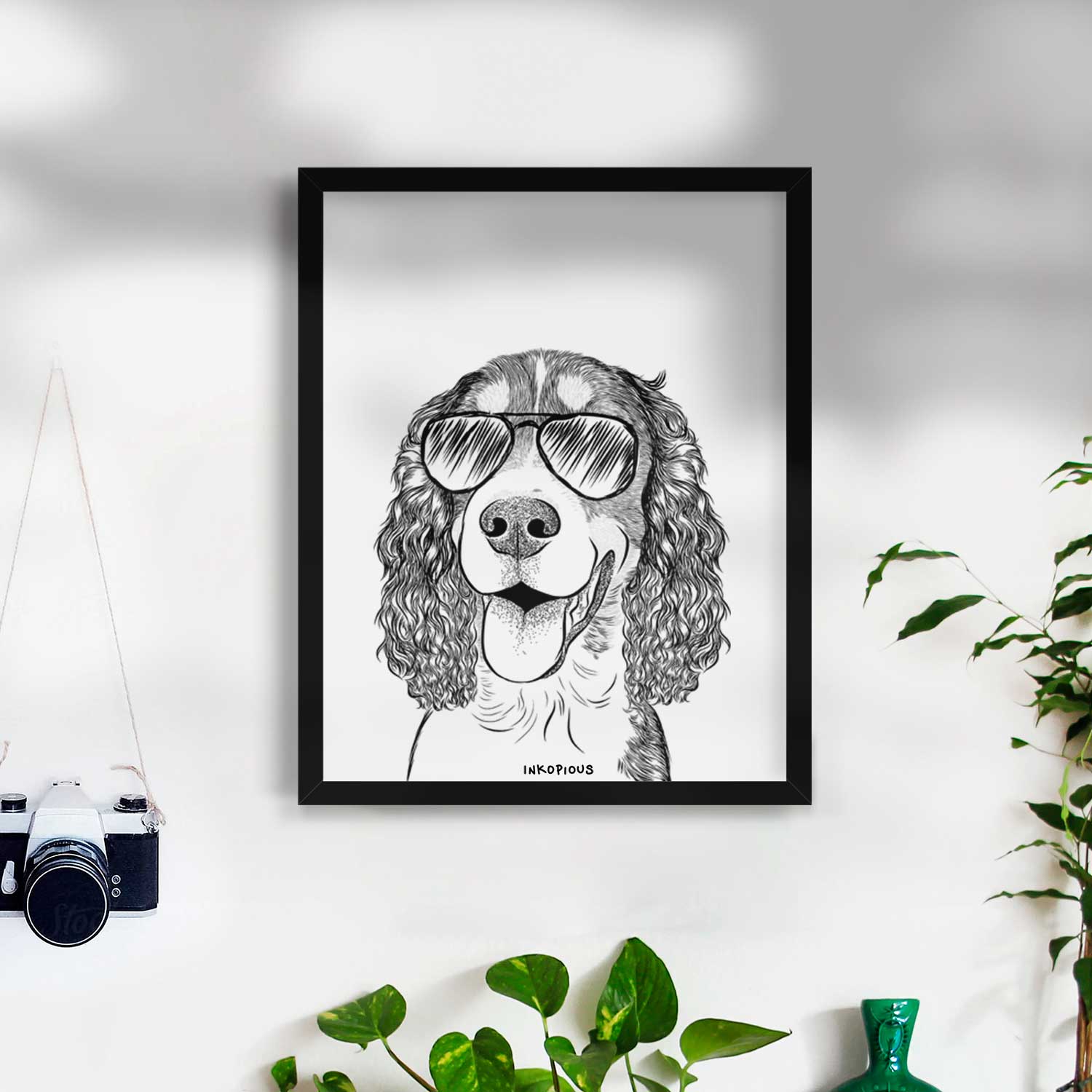 Delilah the English Springer Spaniel Art Print