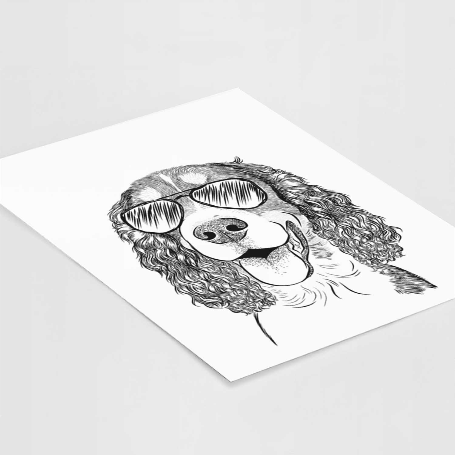 Delilah the English Springer Spaniel Art Print