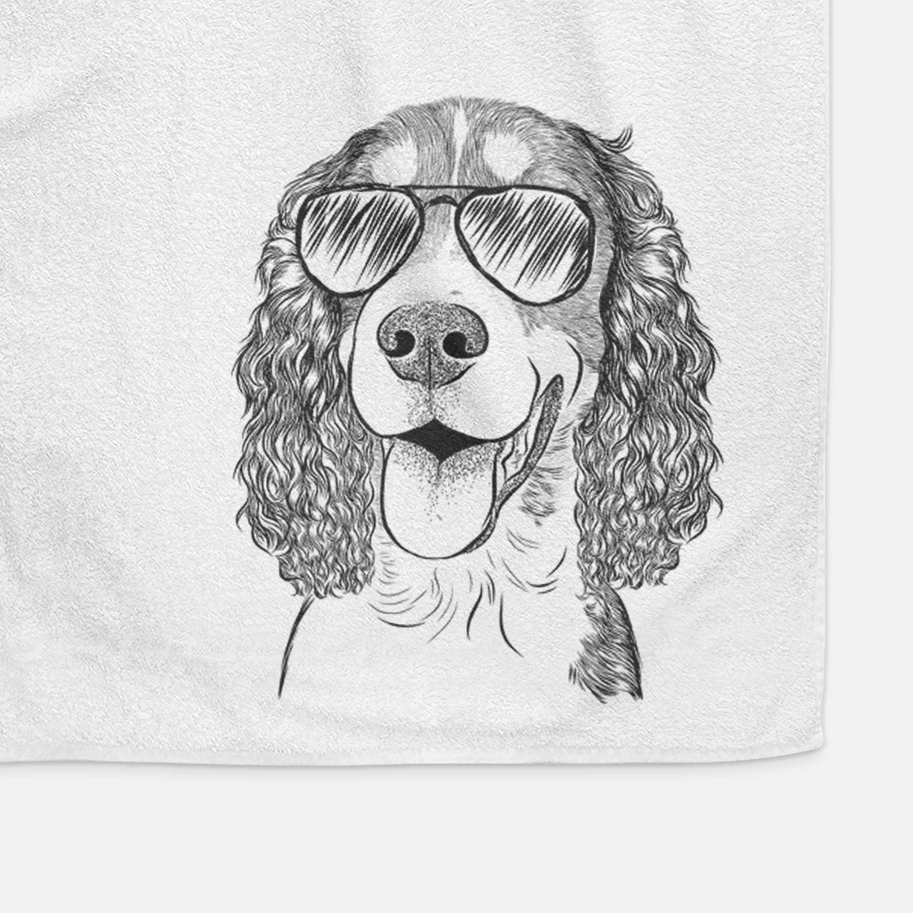 Delilah the English Springer Spaniel Decorative Hand Towel