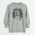 Aviator Delilah the English Springer Spaniel - Unisex Pigment Dyed Crew Sweatshirt