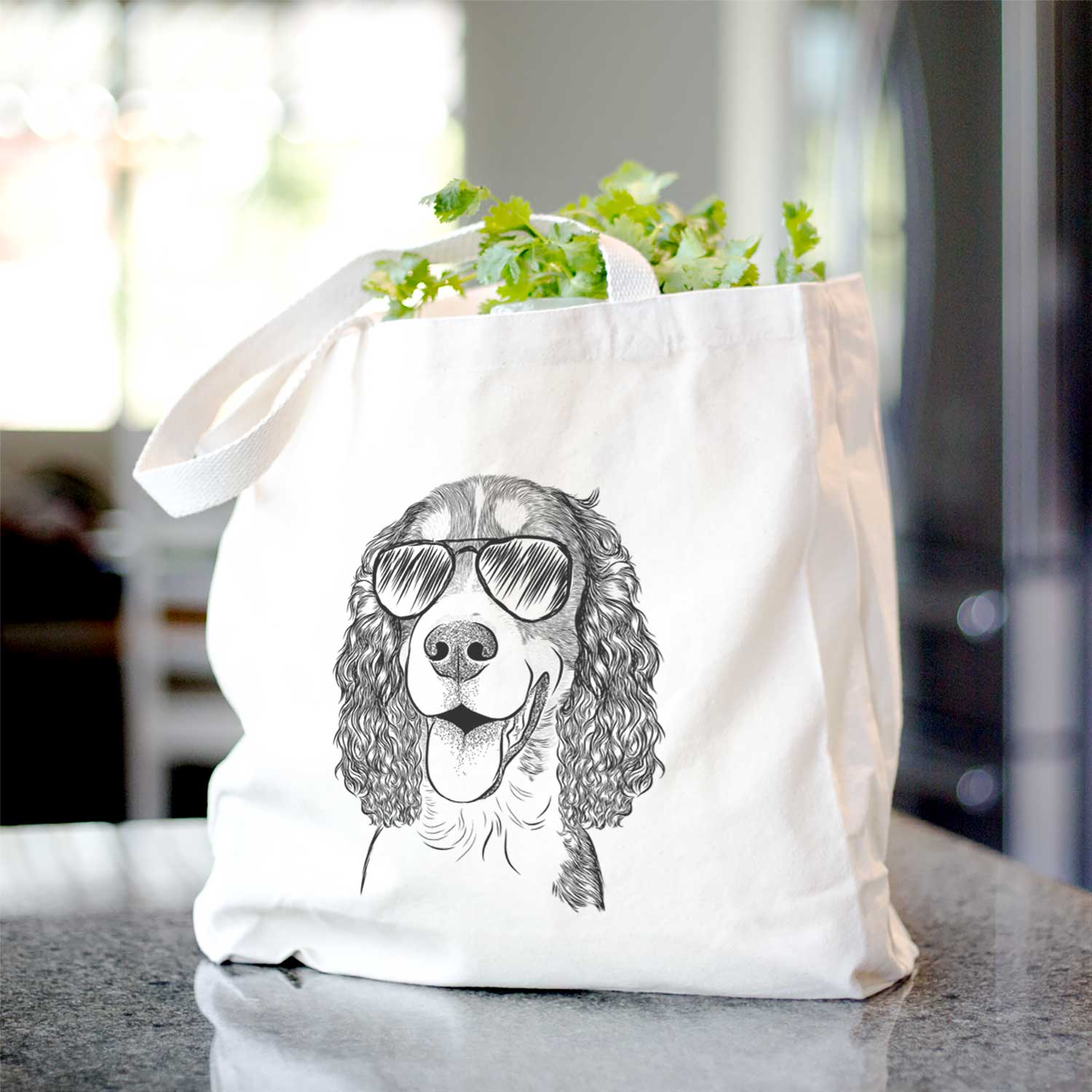 Delilah the English Springer Spaniel - Tote Bag